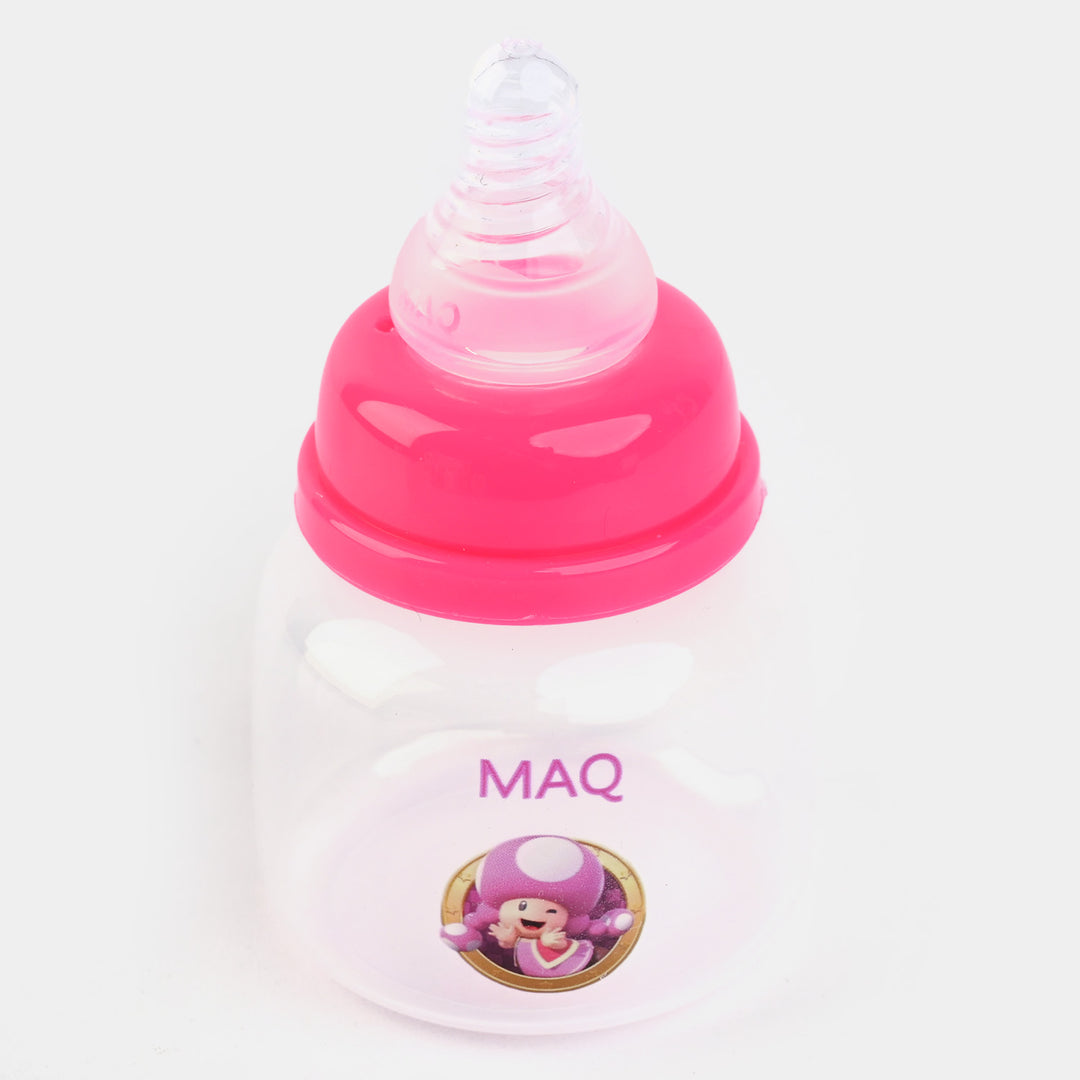 Mini 60ml Rattle Cap Baby Feeder Bottle-Pink