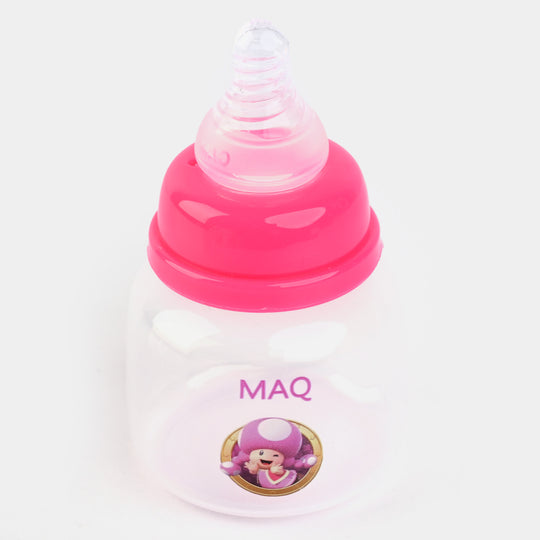 Mini 60ml Rattle Cap Baby Feeder Bottle-Pink