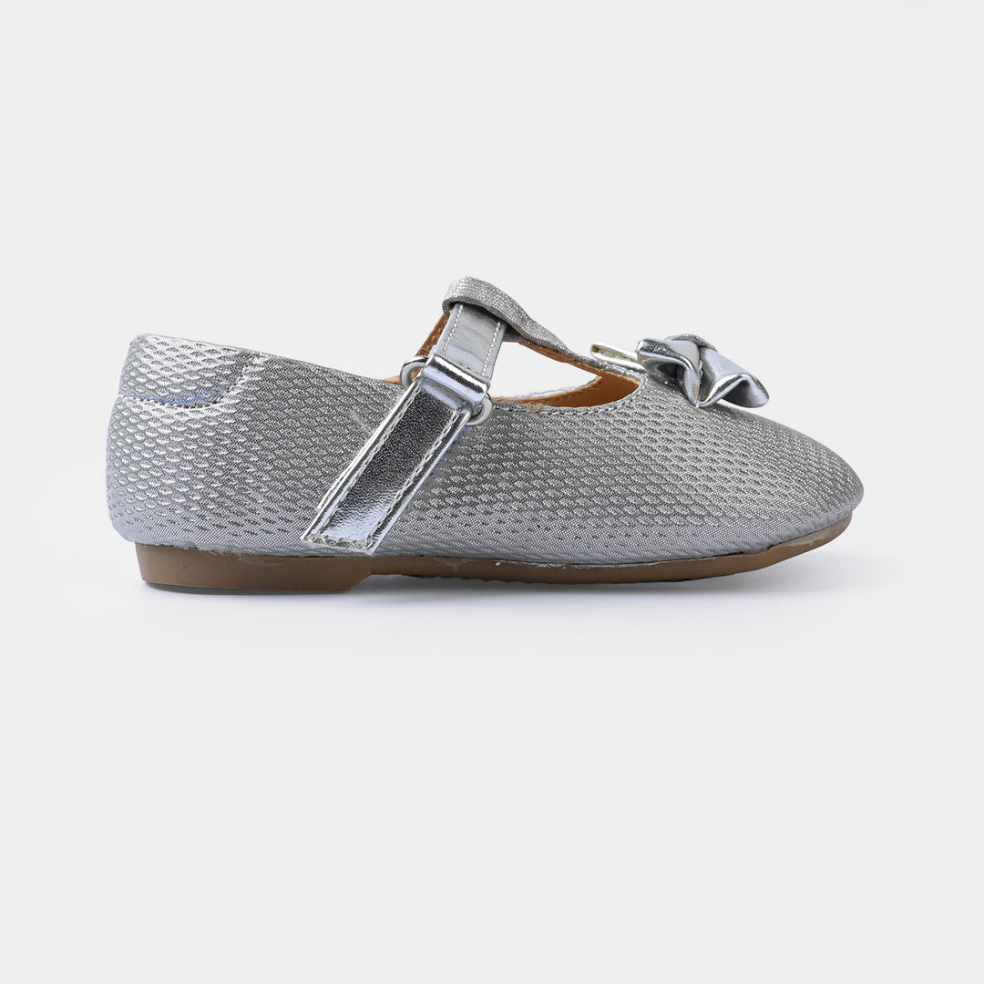 Girls Pumps ES-15-SILVER