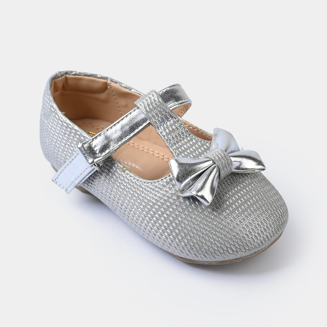Girls Pumps ES-15-SILVER