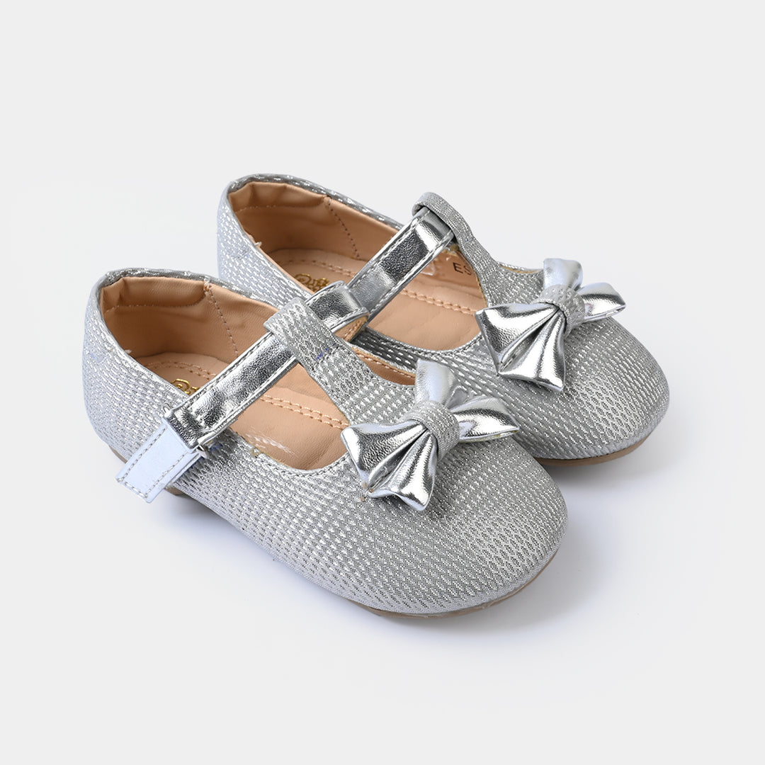 Girls Pumps ES-15-SILVER