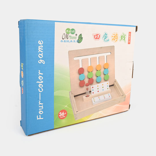 Wooden Four-Color Game for Kids