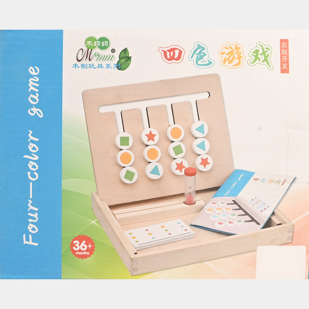 Wooden Four-Color Game for Kids