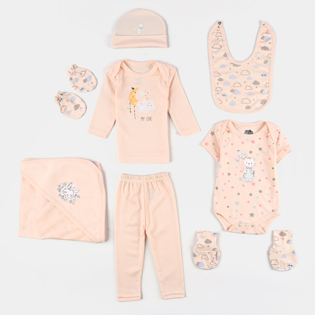Baby Starter Set Pack Of 8Pcs | 0-3M