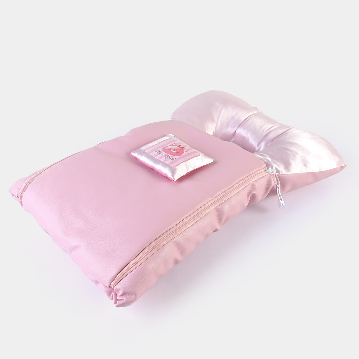 Infant Carry Nest Leather Pink