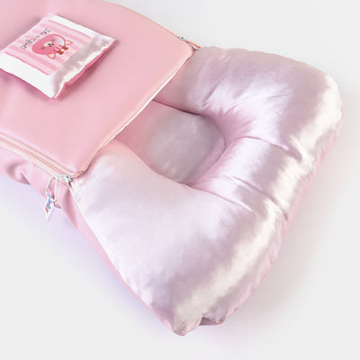 Infant Carry Nest Leather Pink