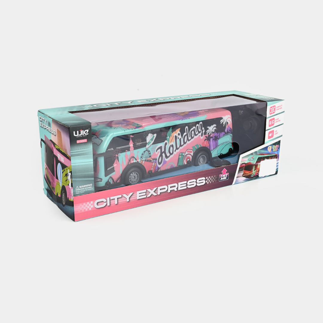 Remote Control City Express Bus for Kids