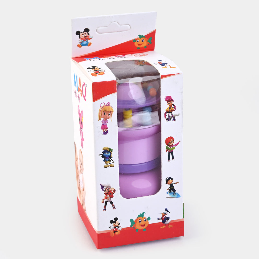 Mini 60ml Rattle Cap Baby Feeder Bottle