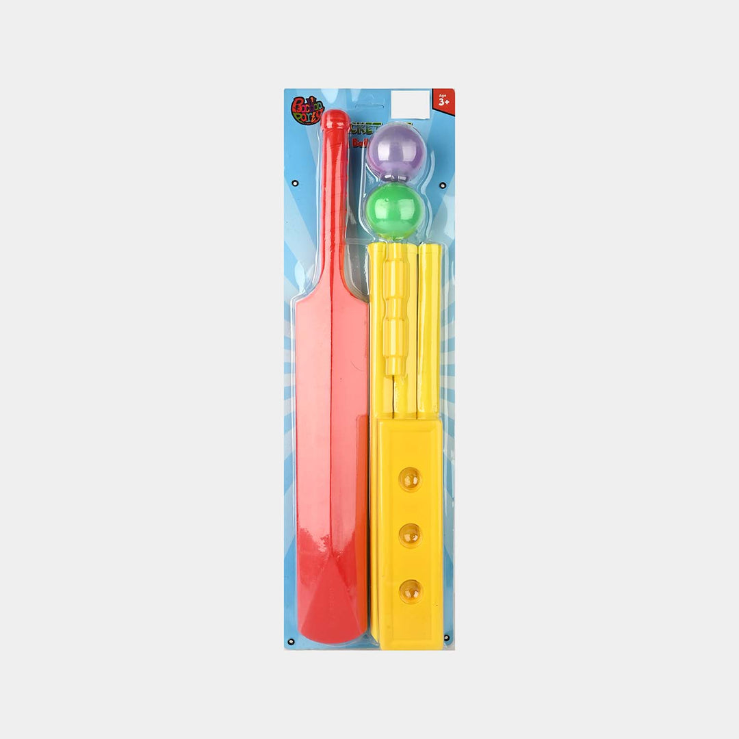 Kids Cricket Training Plastic Bat Ball Set