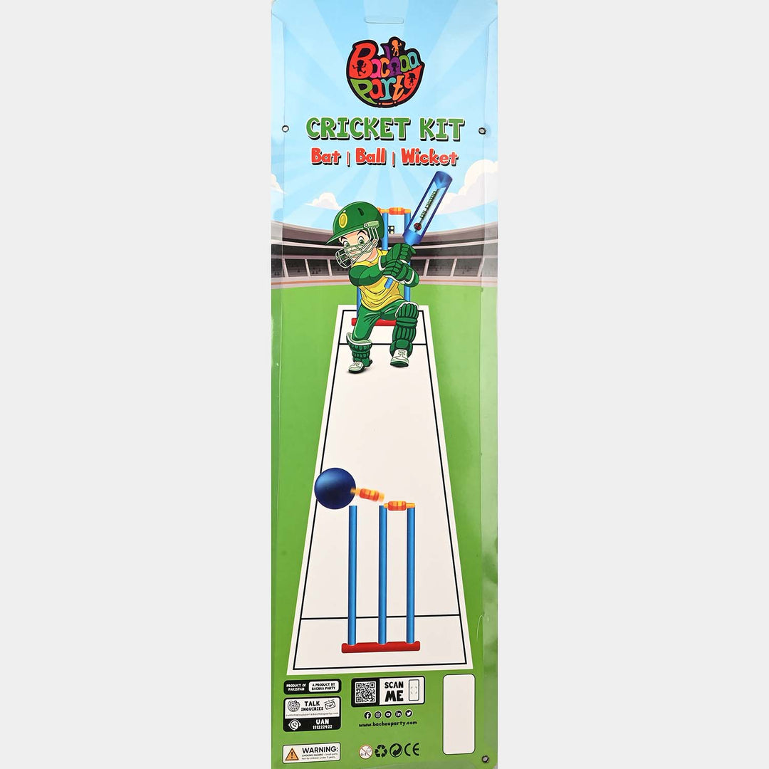 Kids Cricket Training Plastic Bat Ball Set