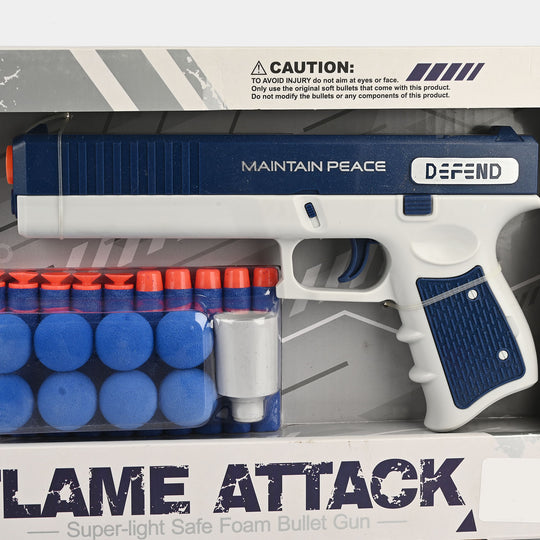 Flame Attack Super-Light Safe Foam Dart Blaster Toy