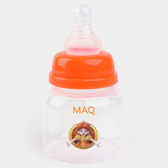 Mini 60ml Rattle Cap Baby Feeder Bottle-Orange