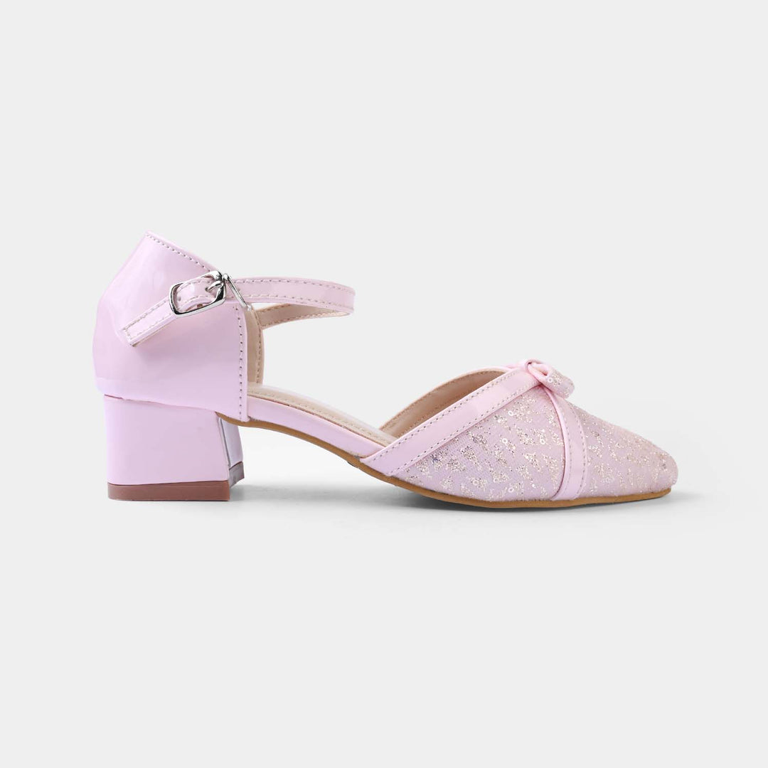 Girls Pumps Heels ZP-147-Pink