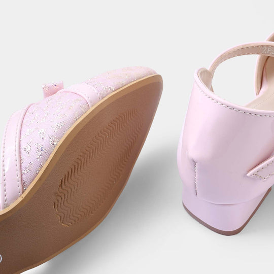 Girls Pumps Heels ZP-147-Pink