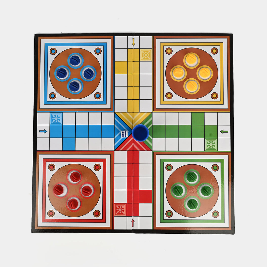 2-in-1 Monopoly + Ludo Board Game