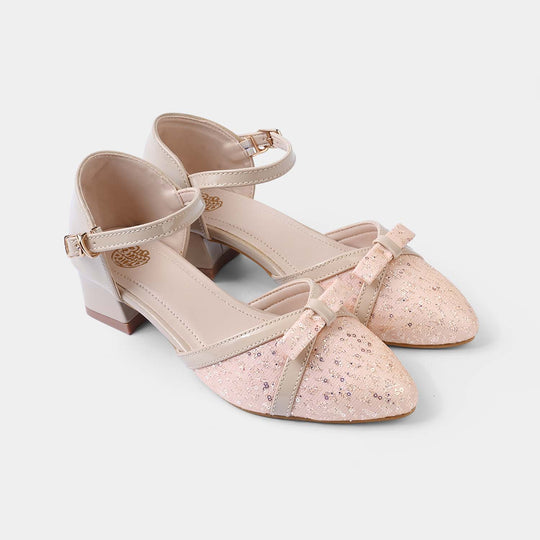 Girls Pumps Heels ZP-147-BEIGE