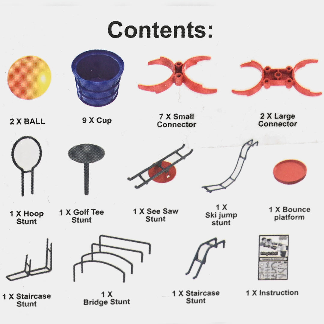 Magic Ball Build Your Track and Race to Win | 33Pcs