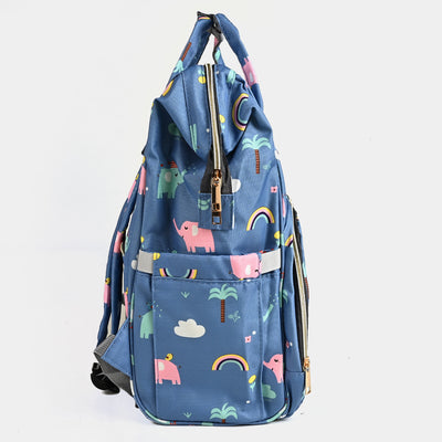 Baby Care Mother Backpack Elephant | SKY BLUE