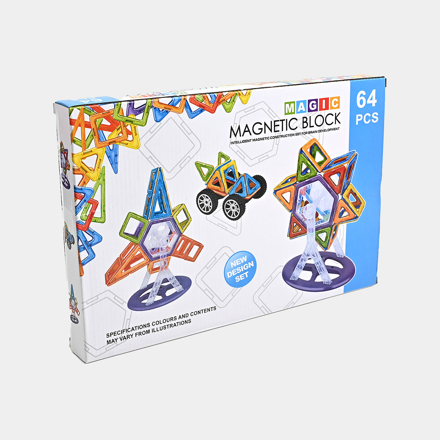 Magnetic Blocks 64Pcs Set