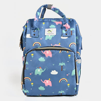 Baby Care Mother Backpack Elephant | SKY BLUE