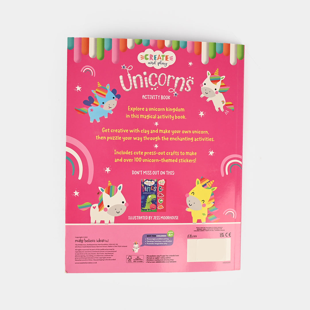 Create And Play Unicorn Activity Book