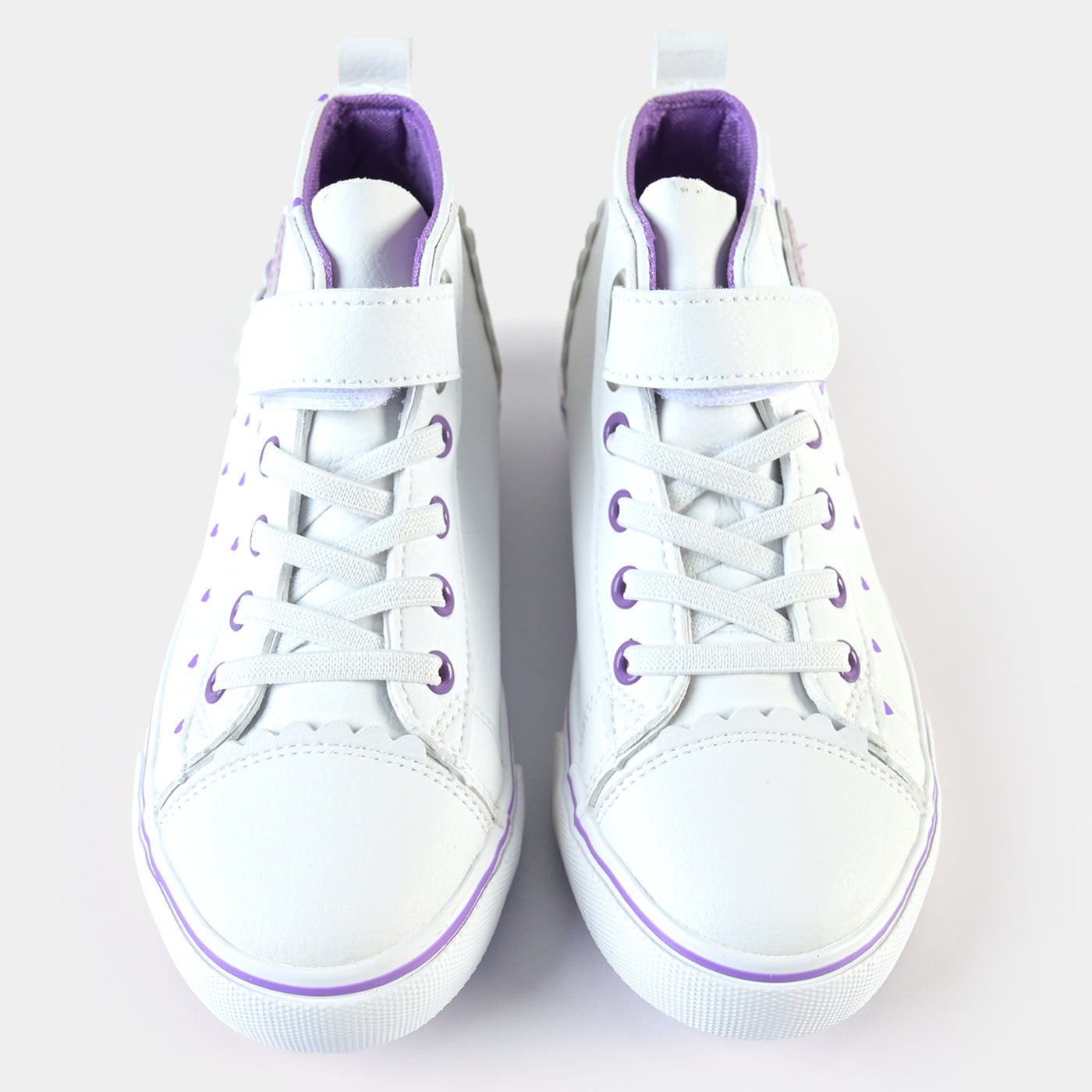 Girls Sneakers 5787-White/Purple