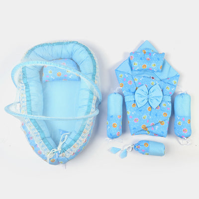 Baby Snuggle Bed Set 9pcs |  Blue