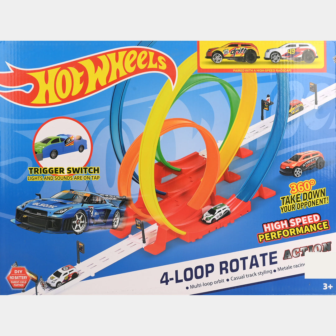 Racing Track High Speed Pullback Cars | 36Pcs
