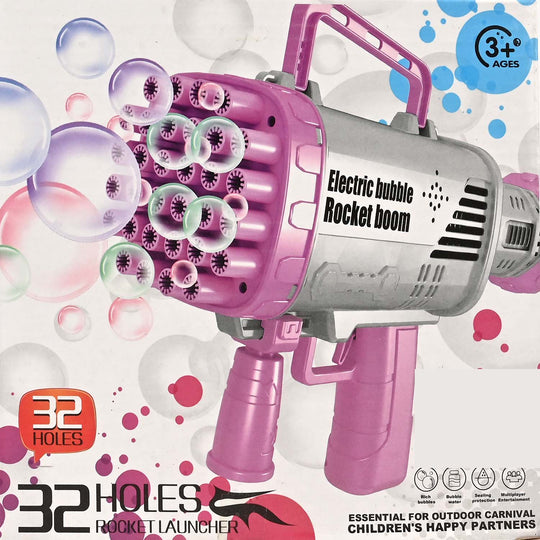 Bubble Blaster Machine 32 Holes for Kids