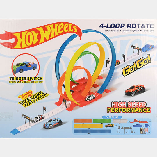 Racing Track High Speed Pullback Cars | 36Pcs