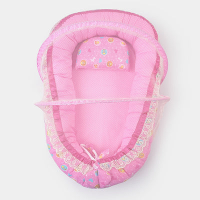 Baby Snuggle Bed Set 9pcs | Pink