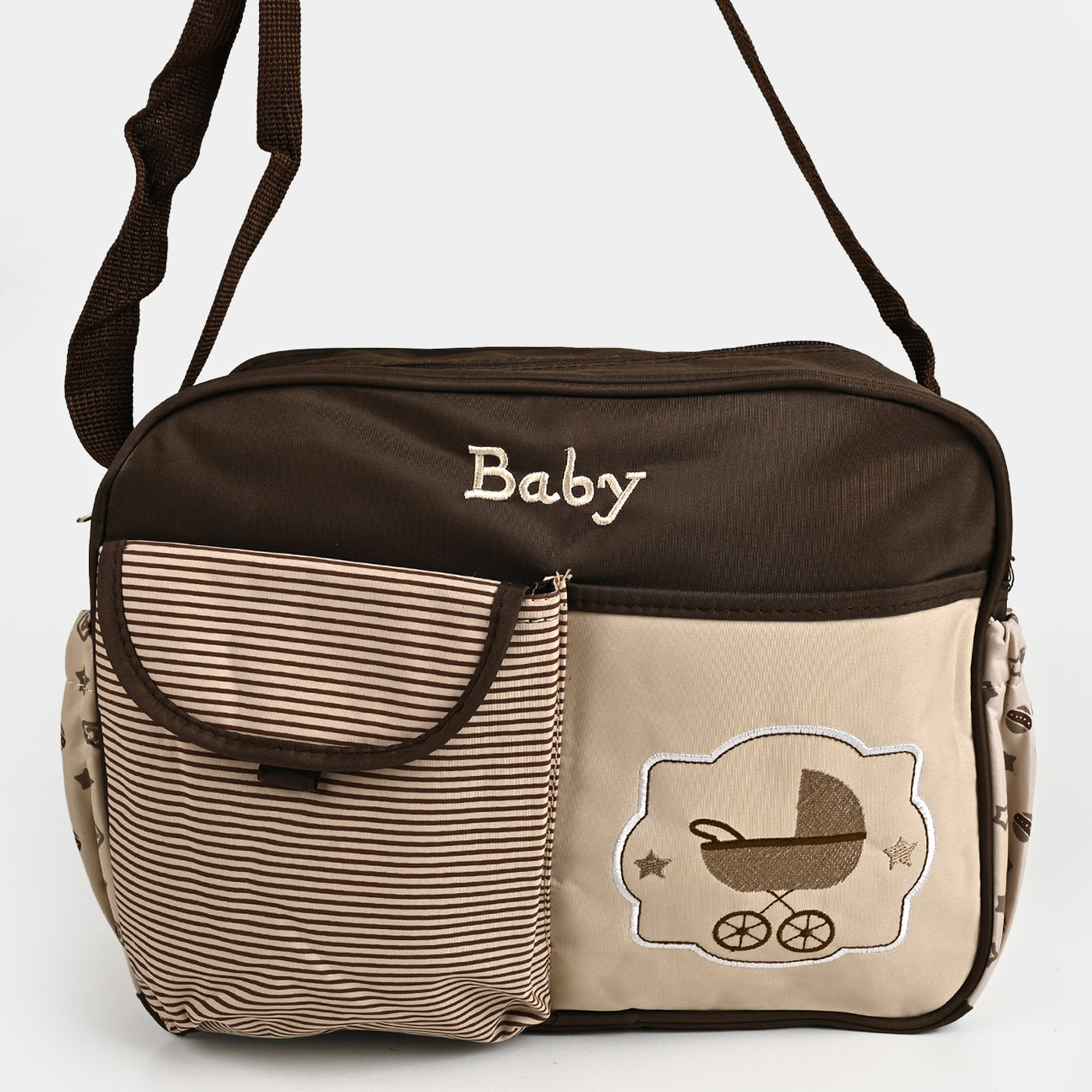 Baby Care Mother Bag Small | BROWN