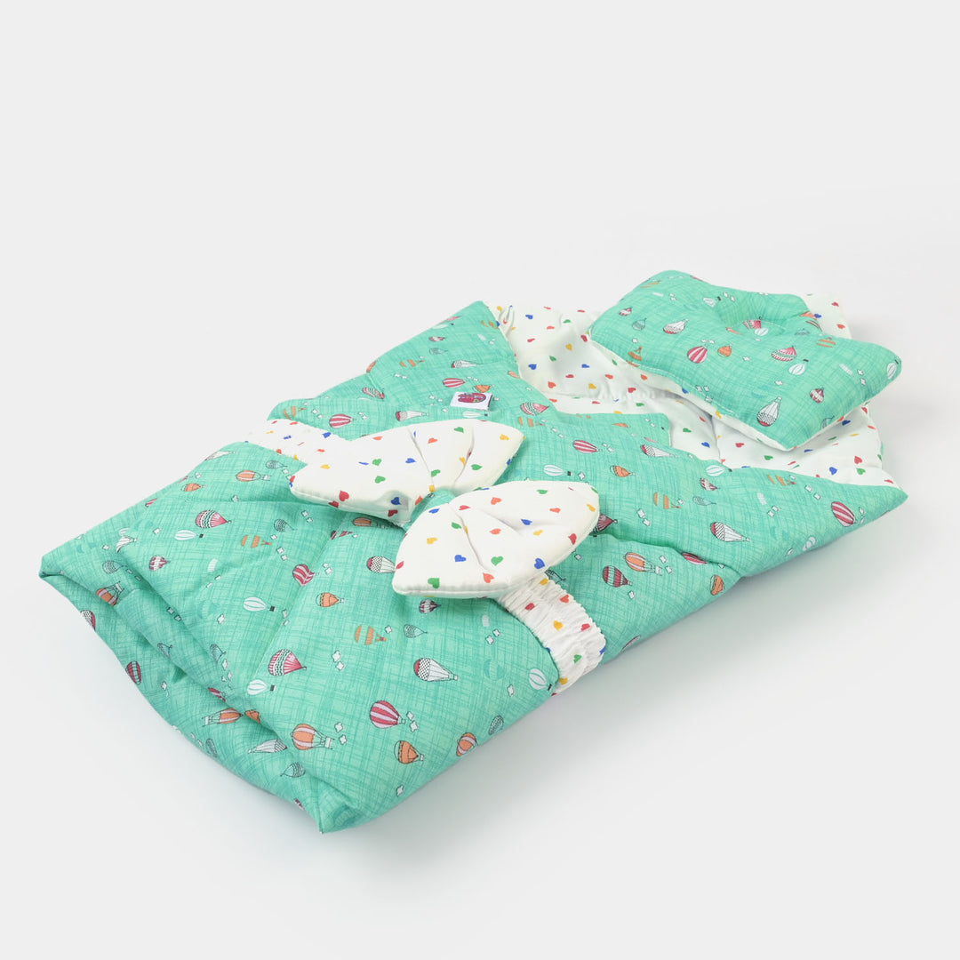 Baby Snuggle Bed Set 9pcs | Green