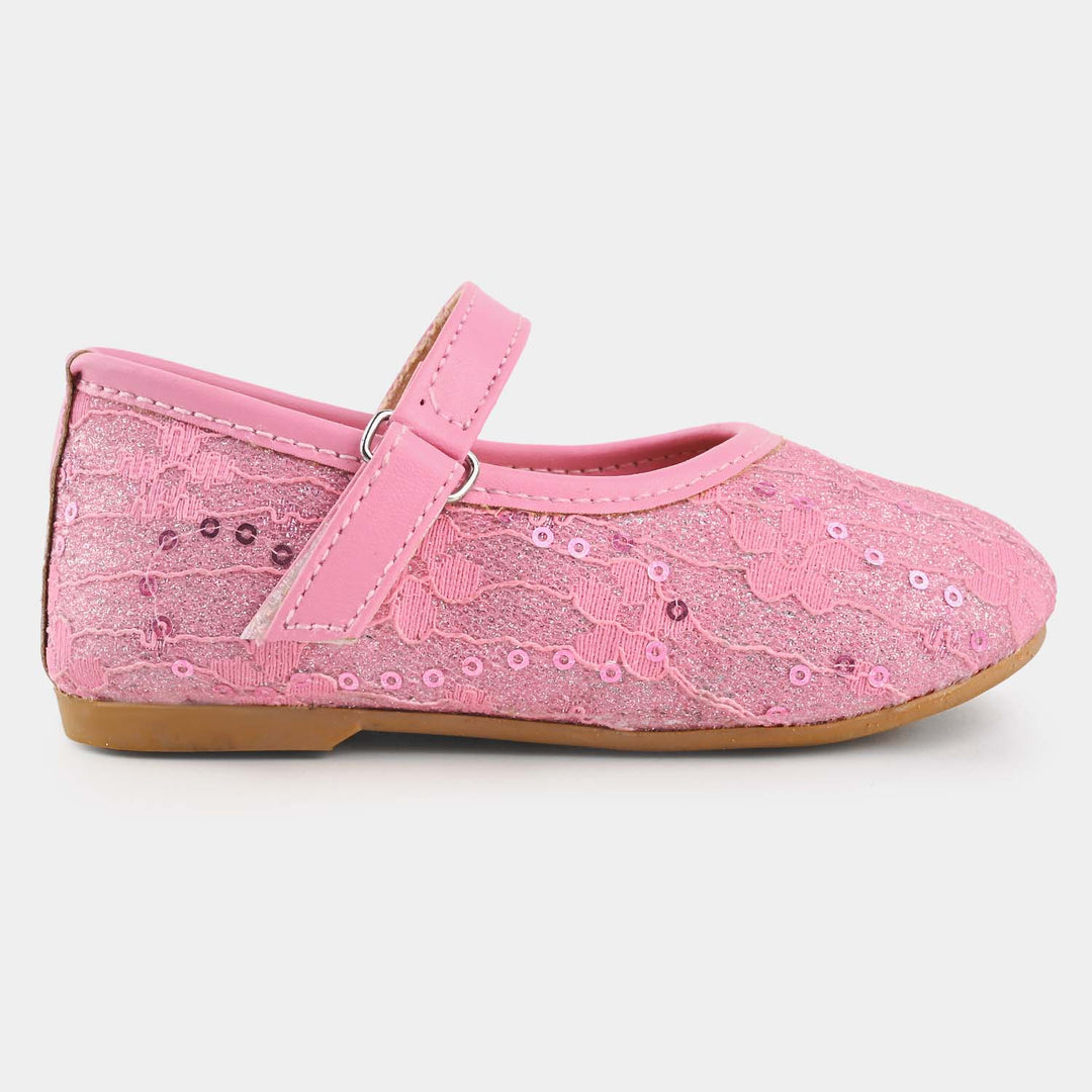 Girls Pumps 1295-Pink