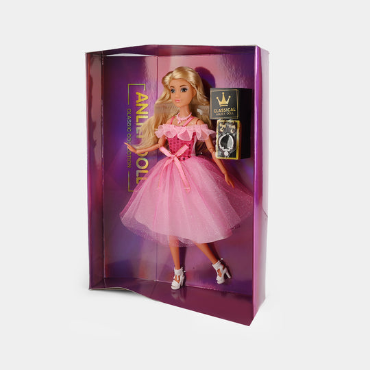 11.5" Lovely Fashion Doll with Accessories Set