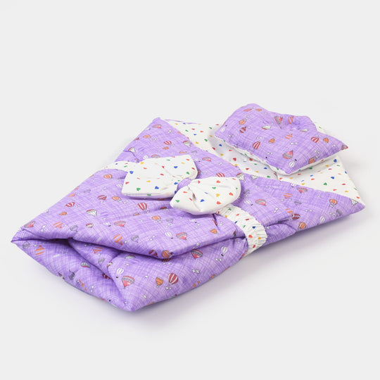 Baby Snuggle Bed Set 9pcs | Purple