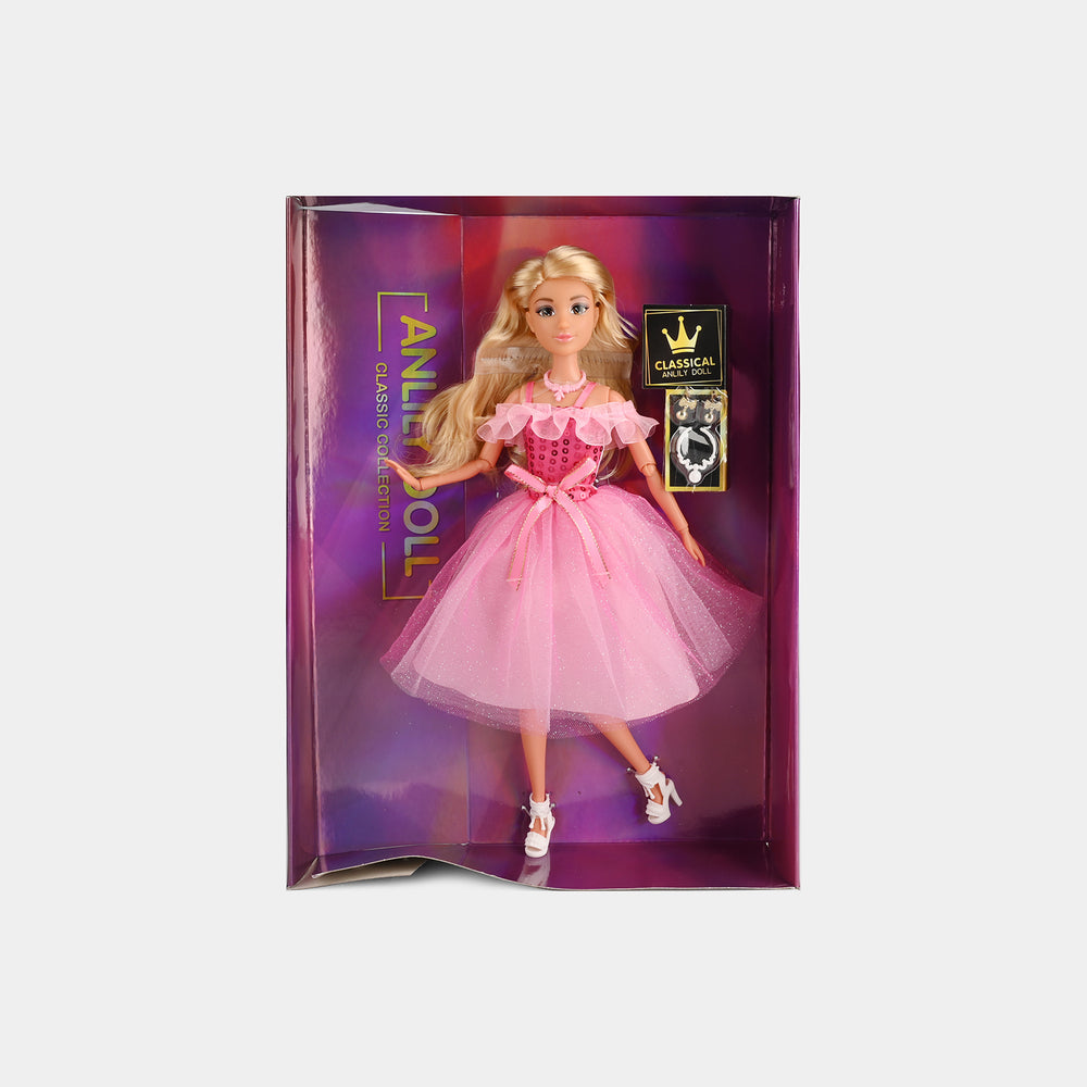 11.5" Lovely Fashion Doll with Accessories Set