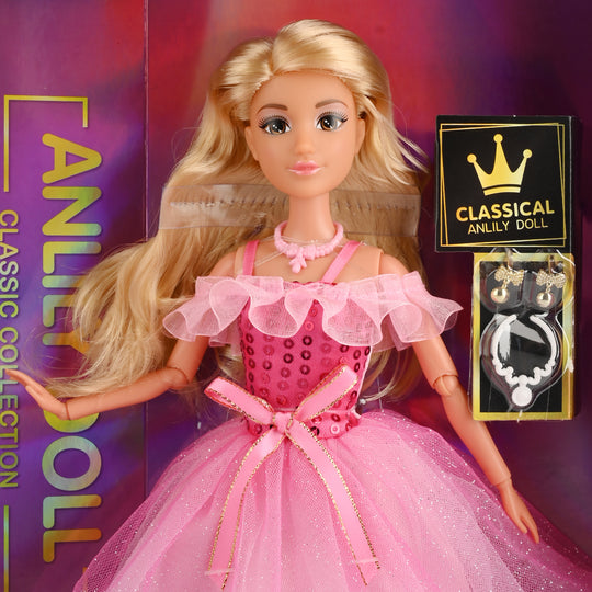 11.5" Lovely Fashion Doll with Accessories Set