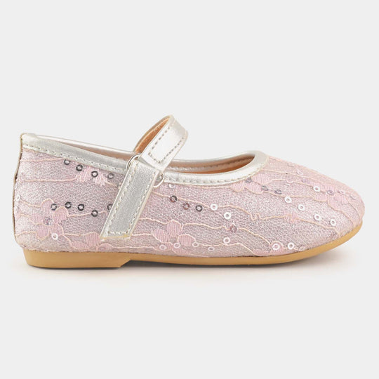 Girls Pumps 1295-Lt-Pink