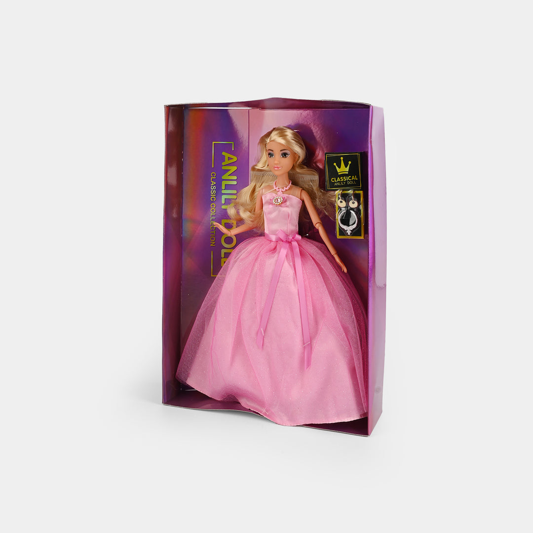 11.5" Lovely Fashion Doll with Accessories Set