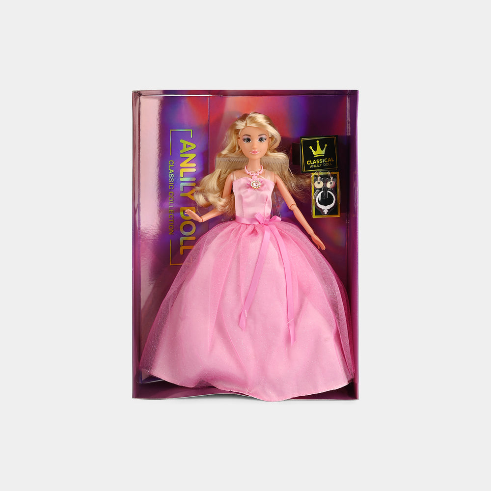 11.5" Lovely Fashion Doll with Accessories Set