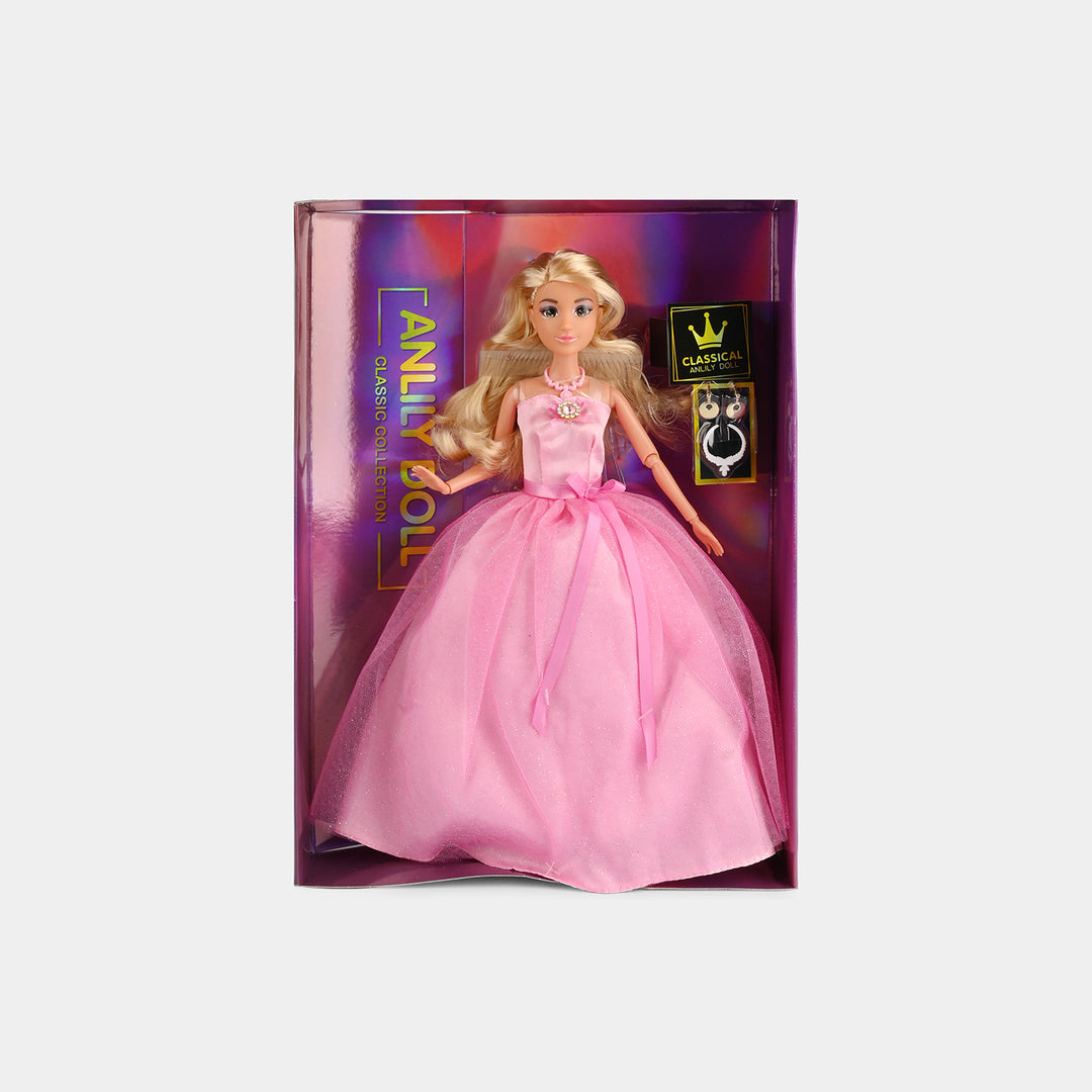 11.5" Lovely Fashion Doll with Accessories Set