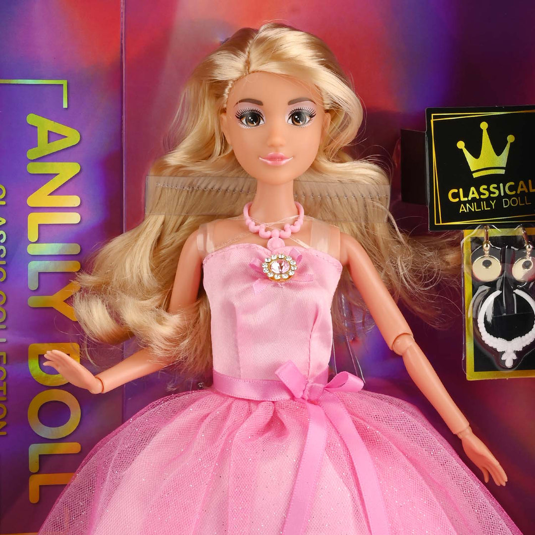 11.5" Lovely Fashion Doll with Accessories Set