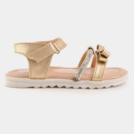 Girls Sandal 1301-Golden