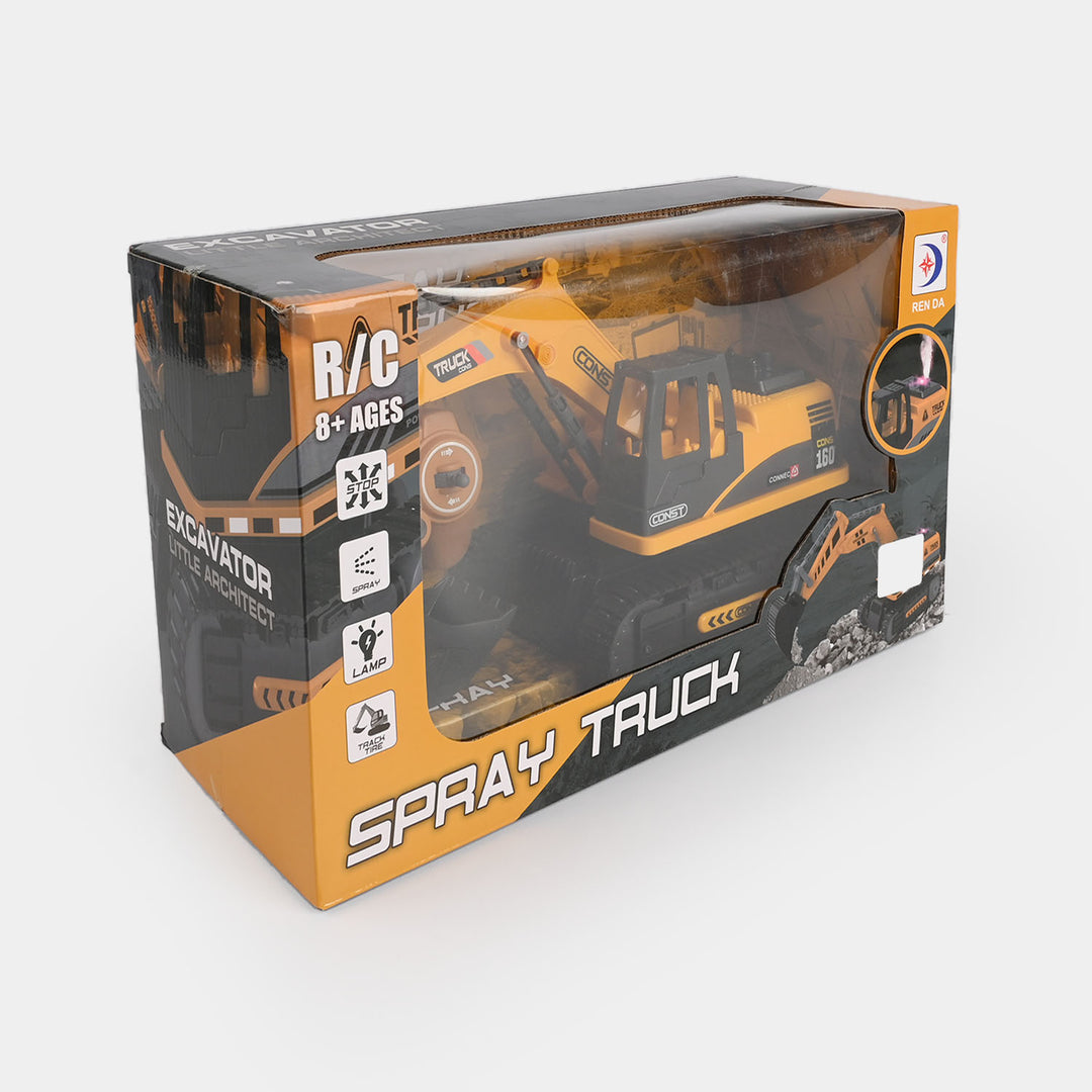 Remote Control Engineering Vehicle with Light & Spray