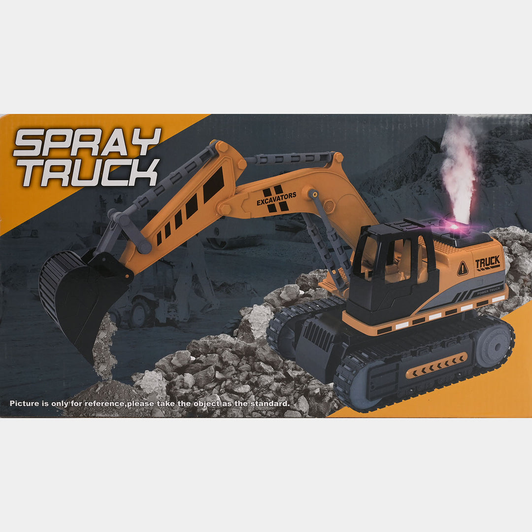 Remote Control Engineering Vehicle with Light & Spray