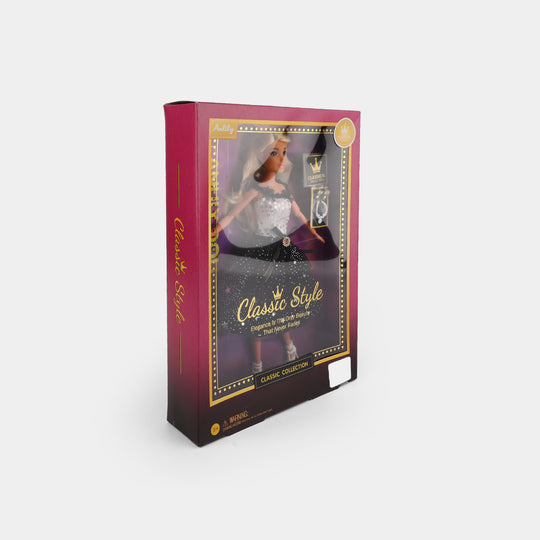 11.5" Lovely Fashion Doll with Accessories Set
