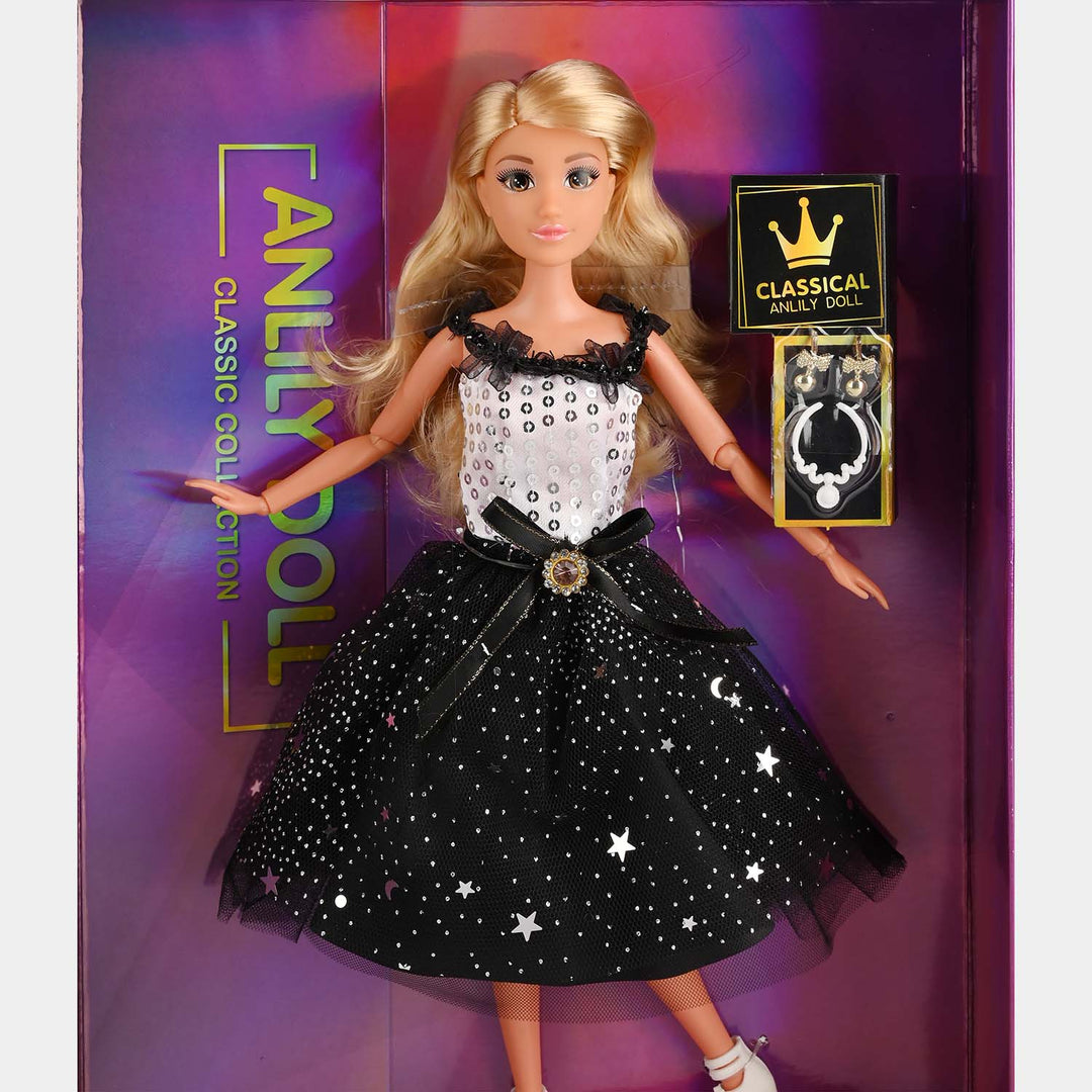 11.5" Lovely Fashion Doll with Accessories Set