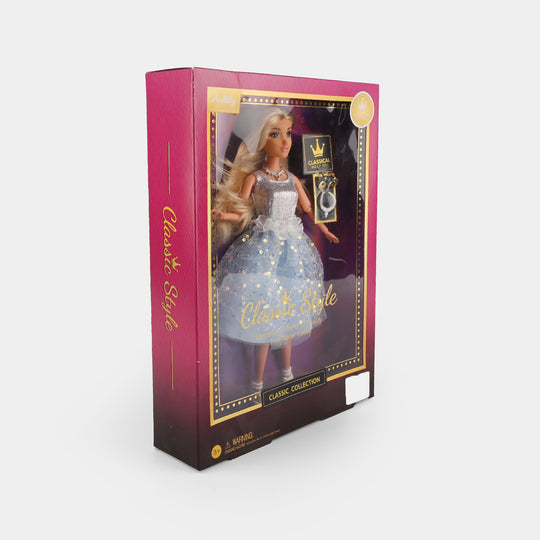 11.5" Lovely Fashion Doll with Accessories Set