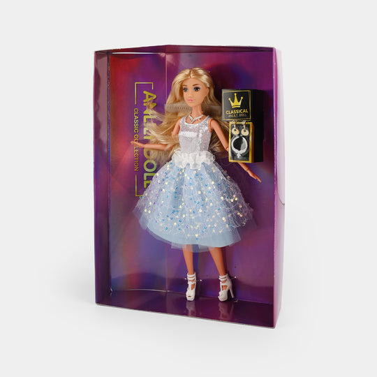 11.5" Lovely Fashion Doll with Accessories Set